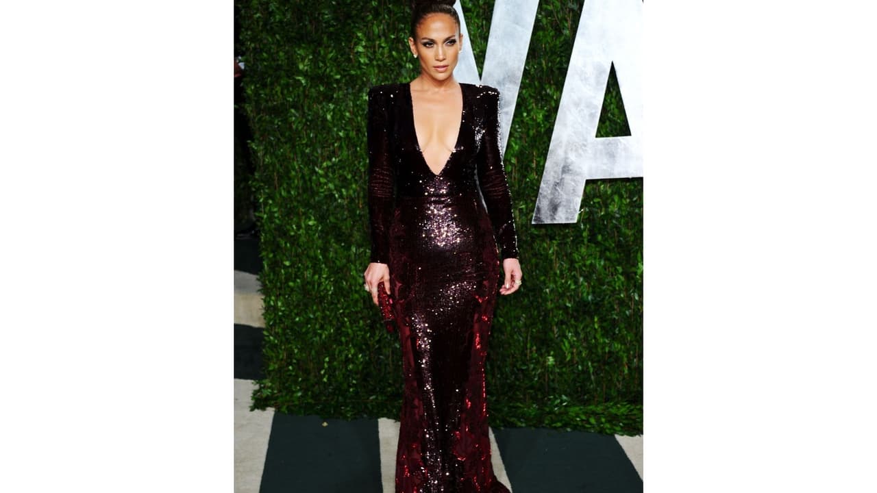 Jennifer Lopez cautivó en el 'after party' de 'Vanity Fair'