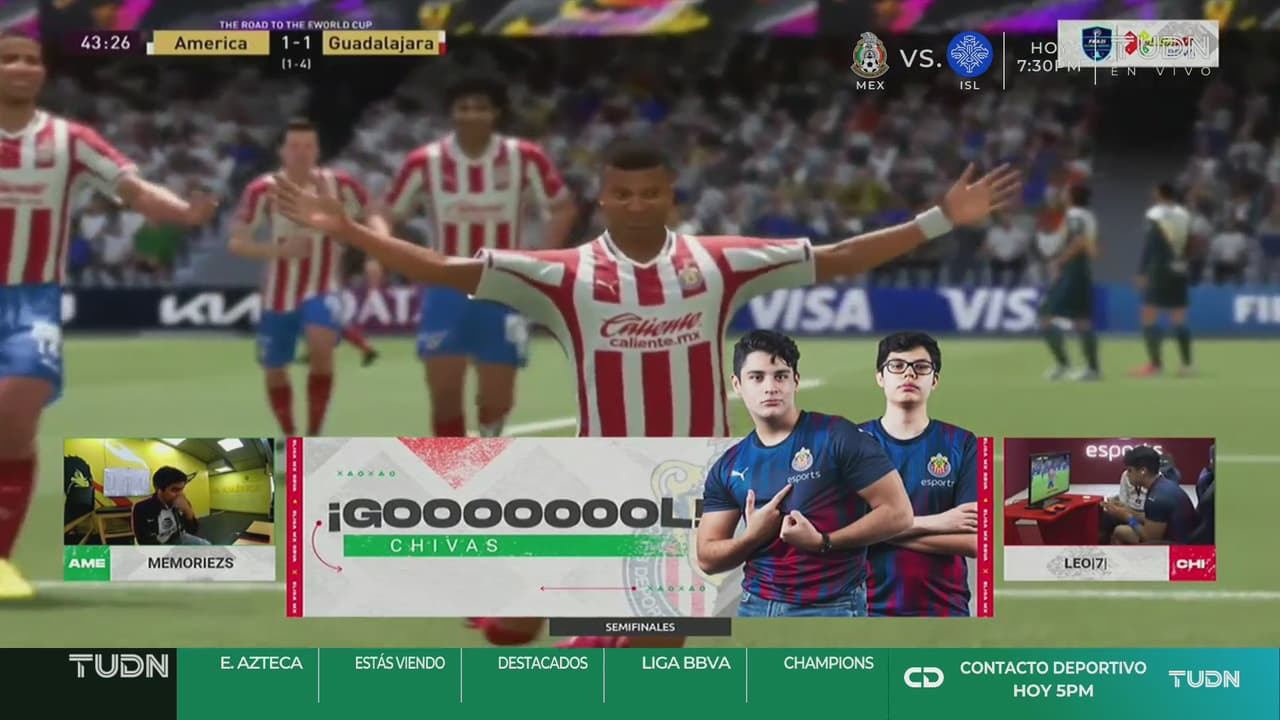 Chivas derrotó al América en el Clásico Nacional de la eLigaMX y está en la Final