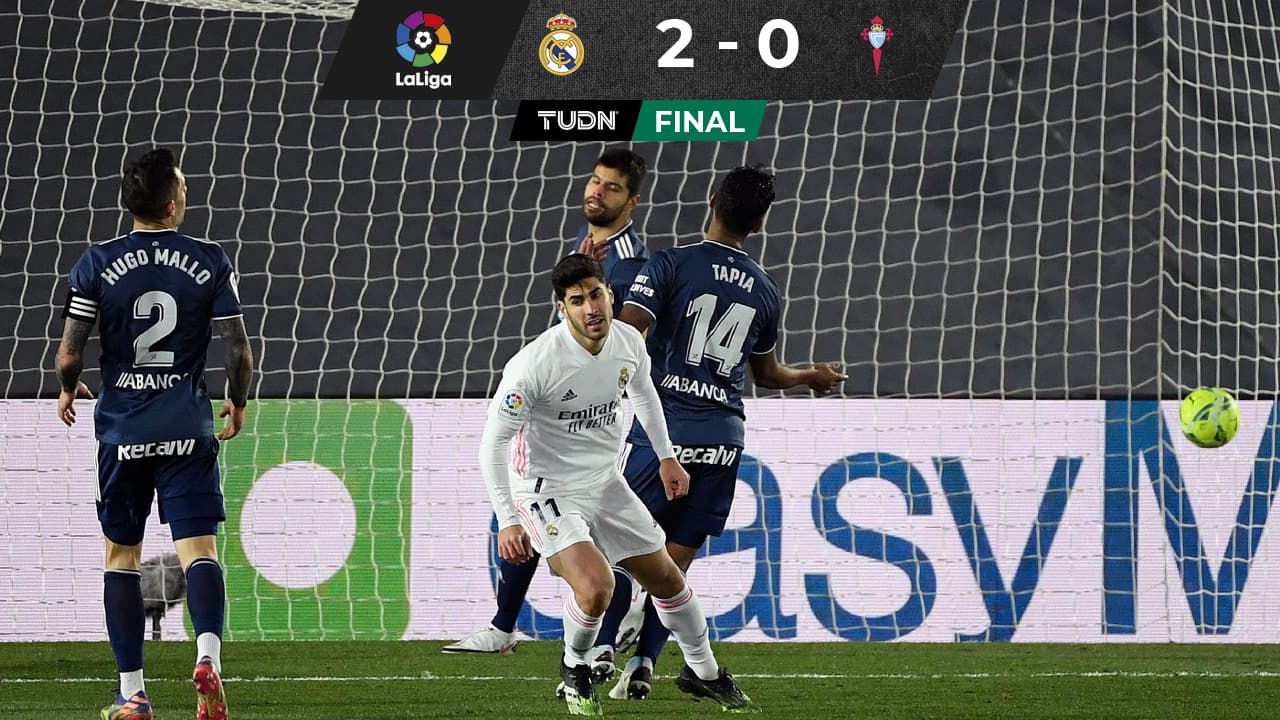 Real Madrid detiene la buena racha del Celta y Néstor Araujo