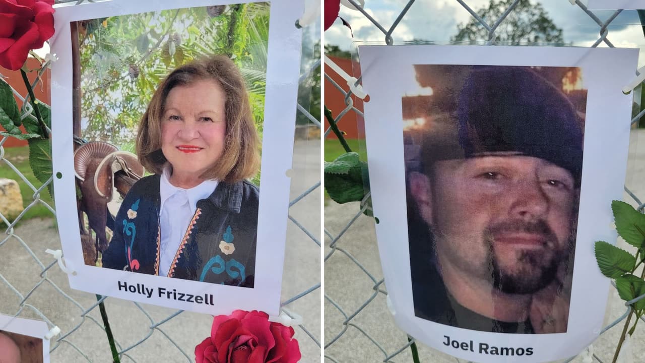 En la reja de un lote junto al río se colocaron las imágenes de las víctimas mortales y de las personas que aún no han sido encontradas.
<br>