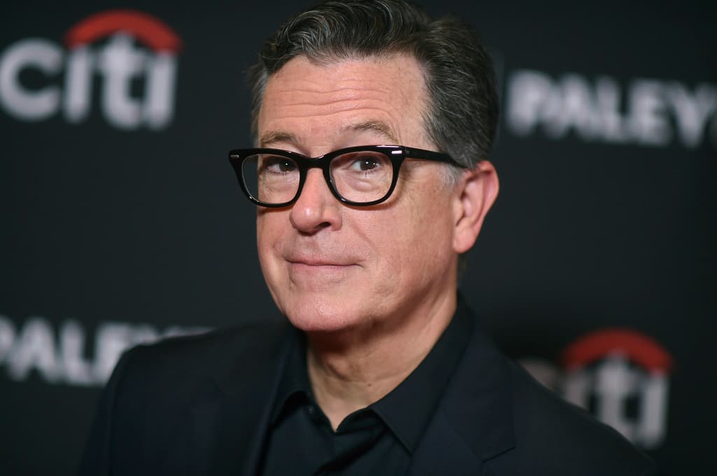 FILE - Stephen Colbert arrives at a screening of "The Late Show with Stephen Colbert," during PaleyFest, April 21, 2024, at the Dolby Theatre in Los Angeles. (Photo by Richard Shotwell/Invision/AP, File)