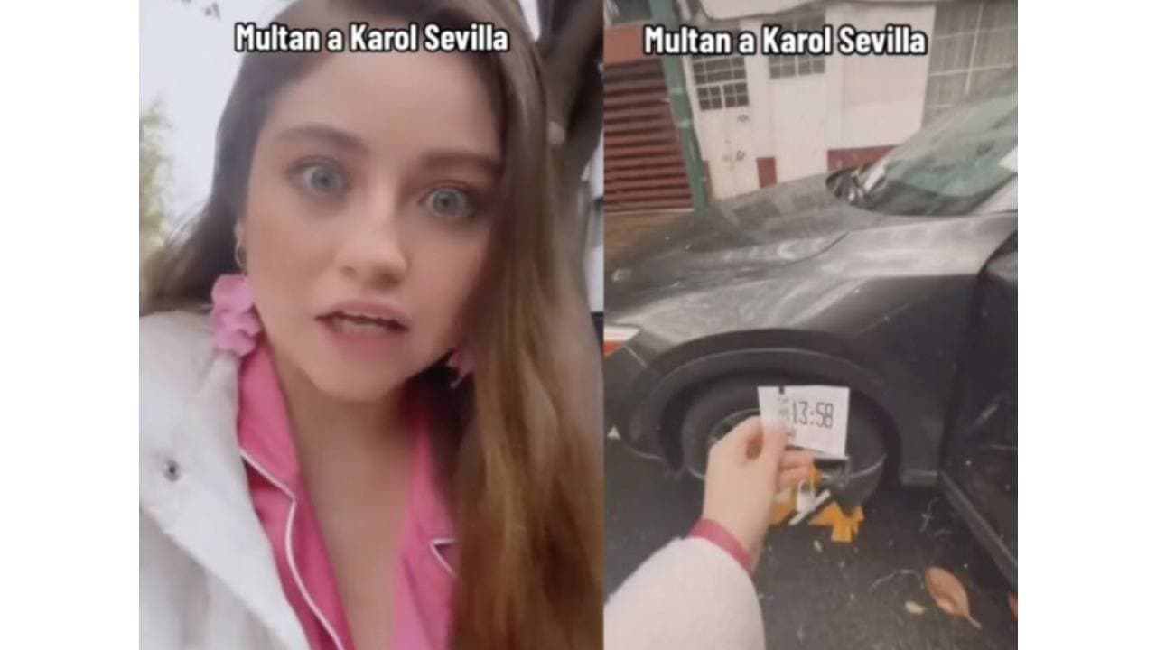 Karol Sevilla recibió una multa en la Ciudad de México.