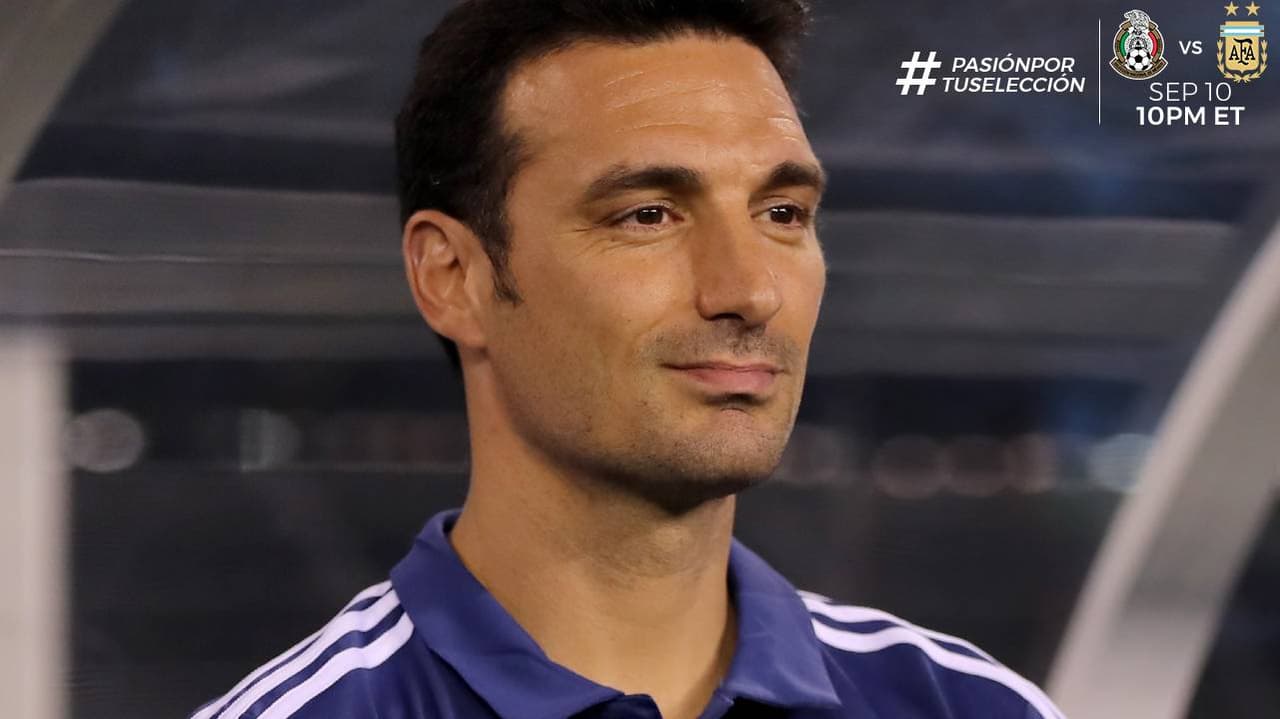 Luis Scaloni es el técnico de Argentina.