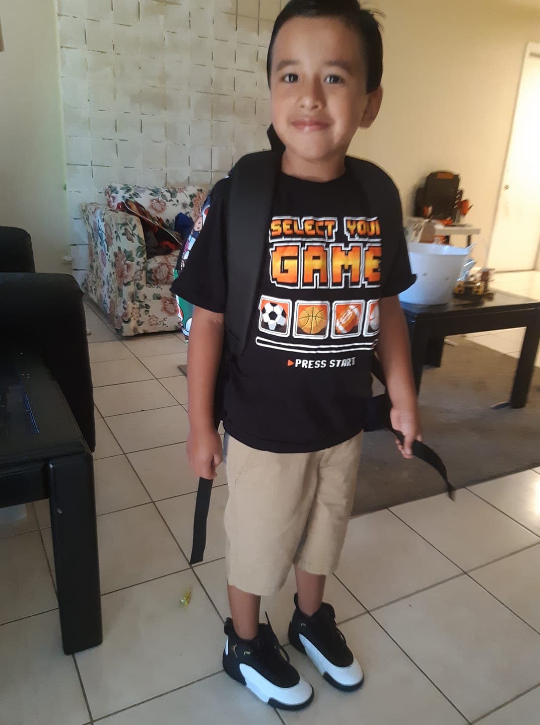 Sandy Núñez, muy orgullosa de su "1st grader"