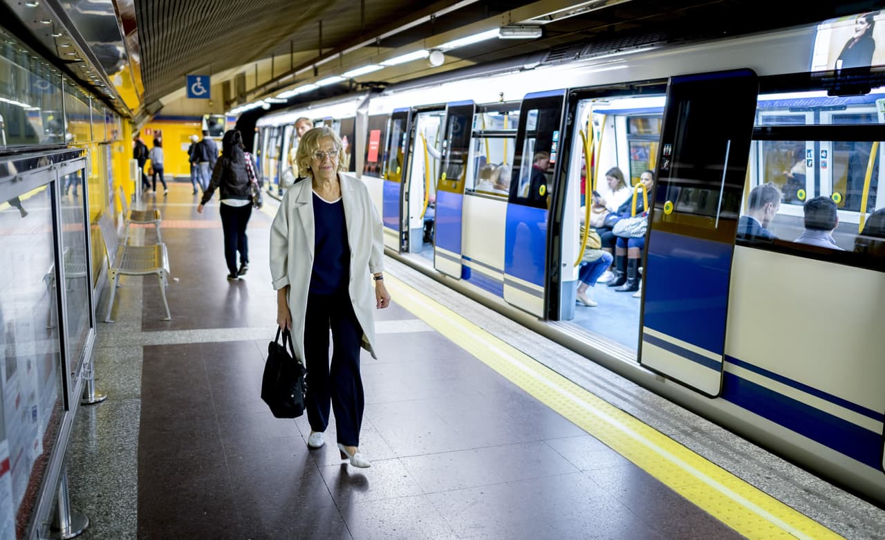 La alcaldesa que va a trabajar en metro