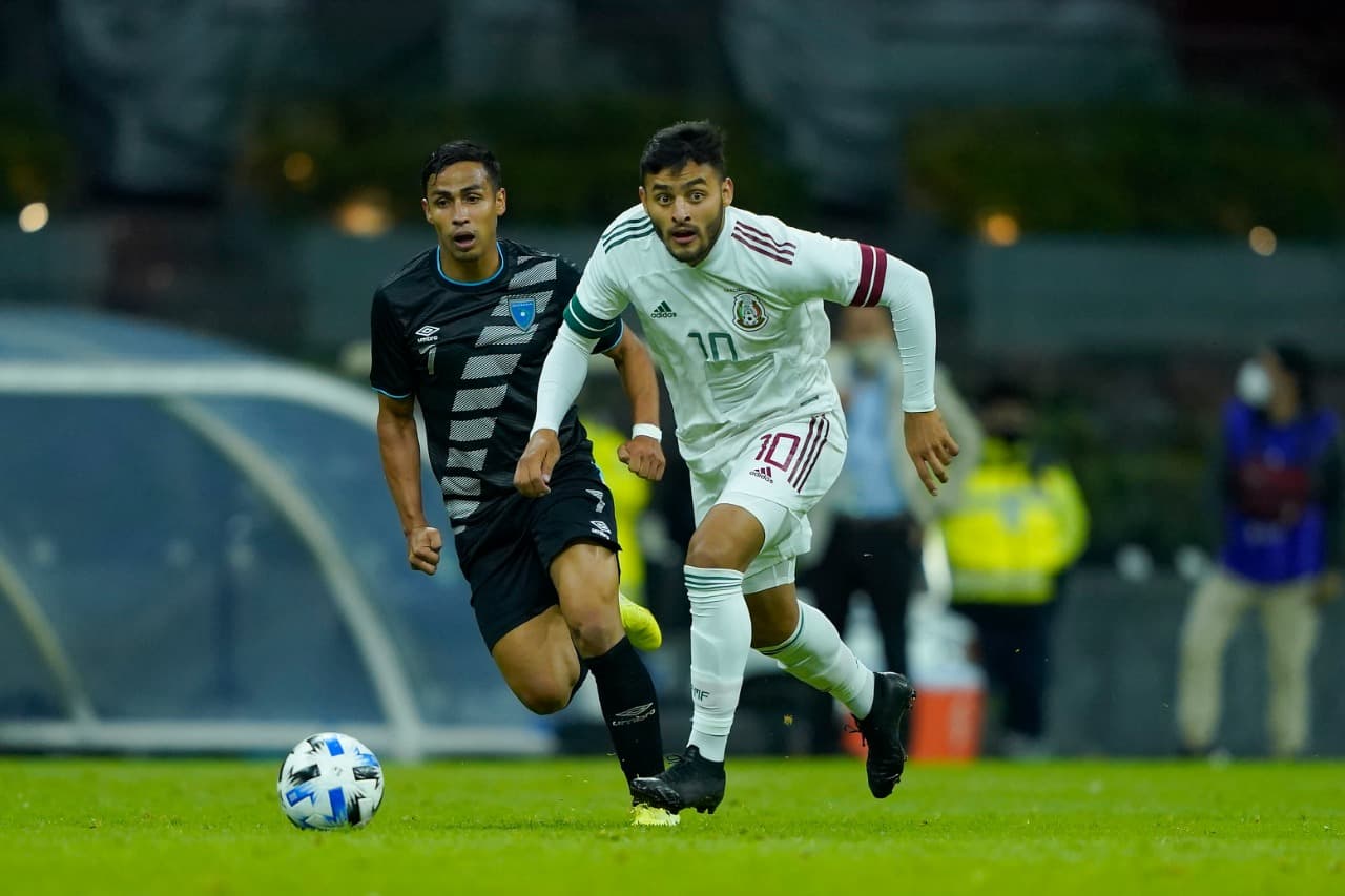 Con goles de Henry Martin, Sebastián Córdova y Orbelín Pineda, el tri vence cómodamente a Guatemala en el Estadio Azteca.