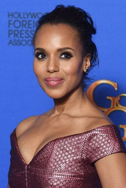 Bellísima presentadora, Kerry Washington de 'Scandal'.