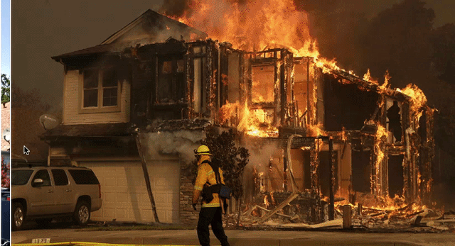 Fotografías interactivas: El antes y después de los voraces incendios en el norte de California