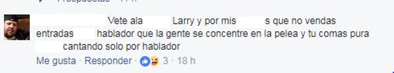 Incluso se ganó los malos deseos y ofensas de este usuario de Facebook.