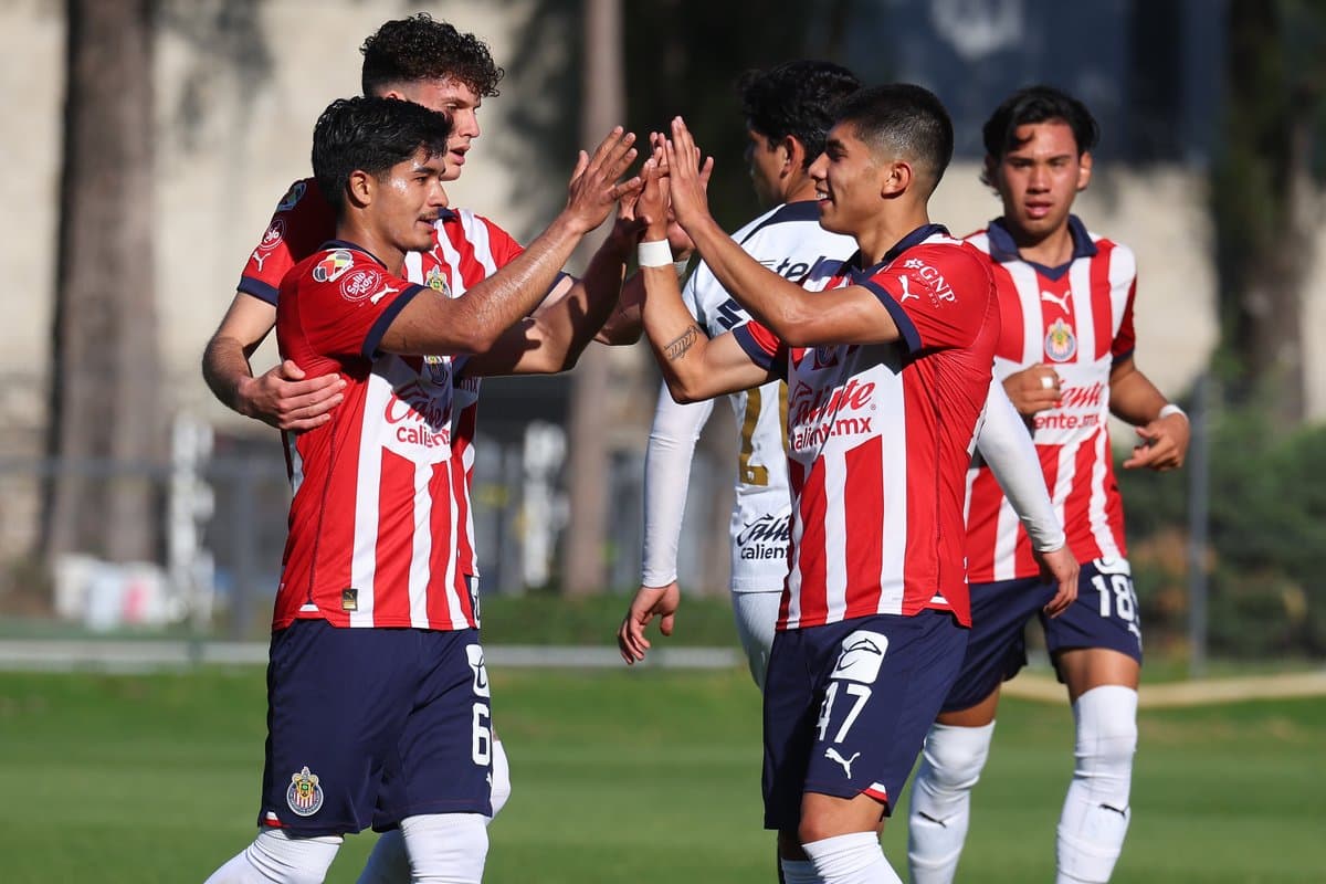 Chivas vence a Pumas en el Sub-23 con un gol sobre el final