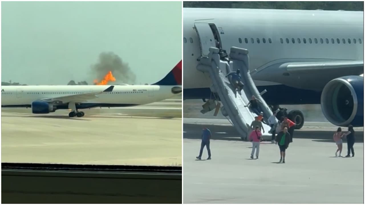 Vuelo de Delta con 280 pasajeros se incendia en Orlando