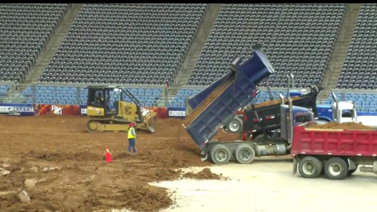 En video: te mostramos cómo se prepara actualmente el Estadio NRG para el inicio del Rodeo Houston