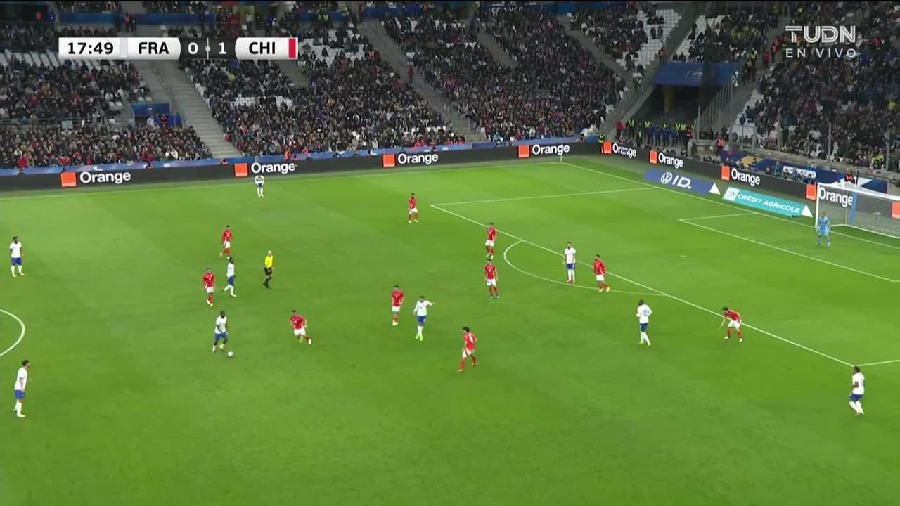 ¡Lo empató Francia! Fofana dispara de zurda y la pone en el rincón para el 1-1