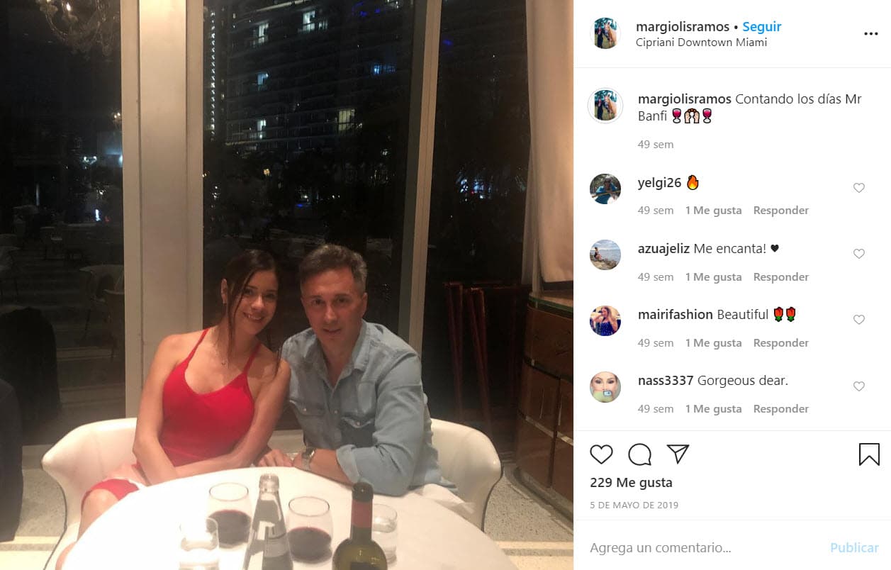 Margiolis Ramos ha compartido algunas fotografías en Instagram donde aparece con Willy Banfi. Sin embargo, 
<b>no deja claro si tienen o tuvieron una relación</b>, pues la más reciente fue publicada en julio de 2019.
<br>