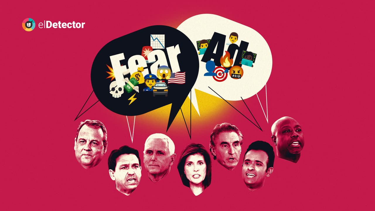 Precandidatos usaron el segundo debate presidencial republicano para infundir pánico y presentarse como solución única