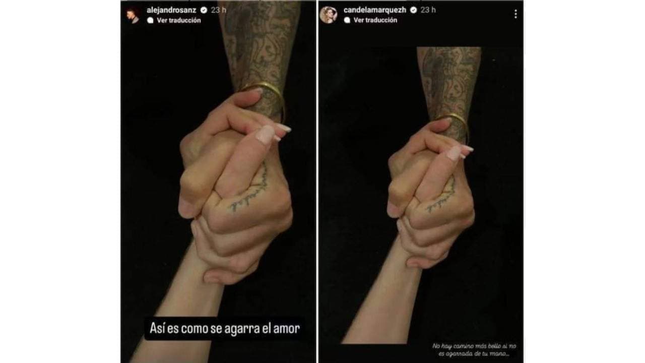 Alejandro Sanz y Candela Márquez confirman su romance.