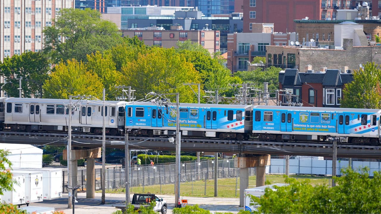 Un detenido por prender fuego a una pasajera en tren del CTA de Chicago