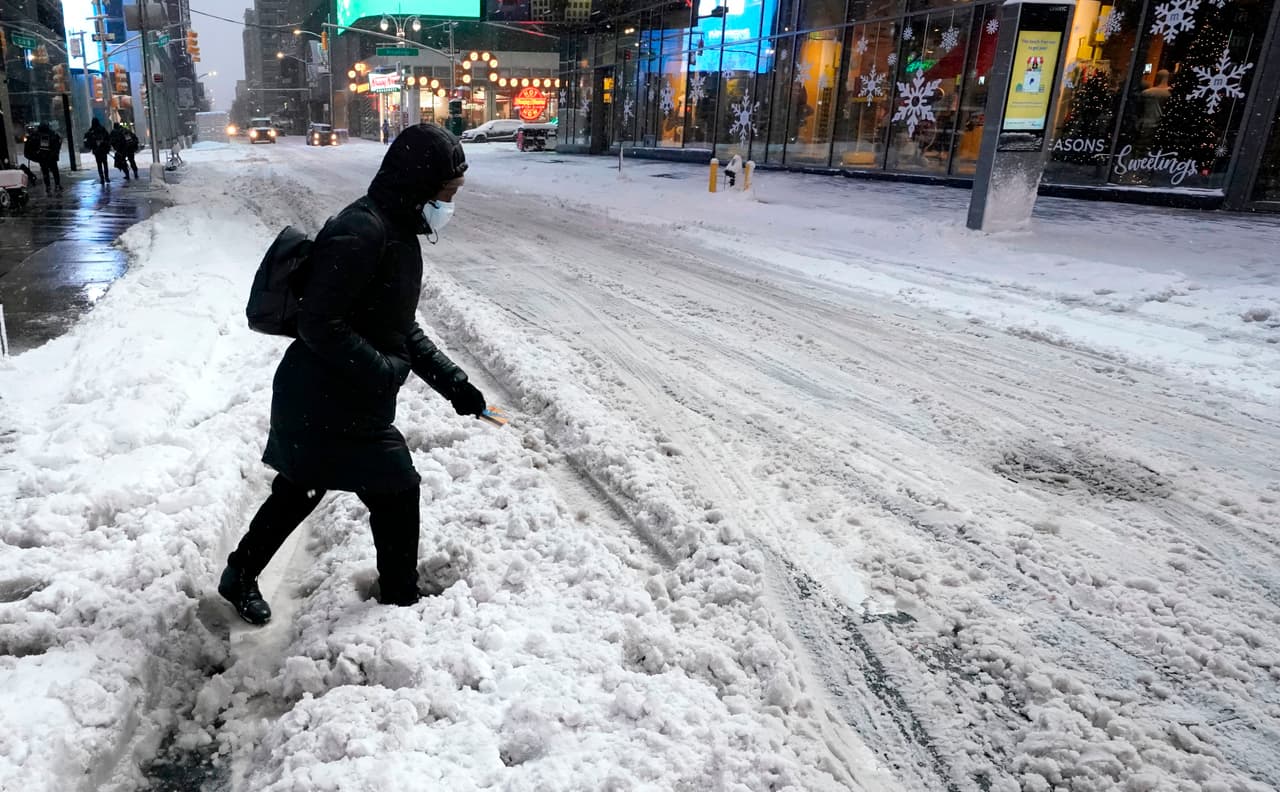 En Fordham en el 
<b>El Bronx </b>se registraron cerca de 13 pulgadas de nieve.