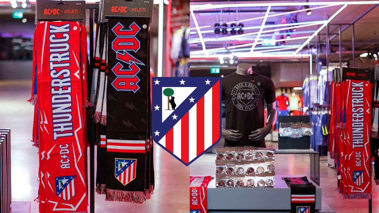 Atlético de Madrid se viste de rockero y anuncia colaboración con AC/DC