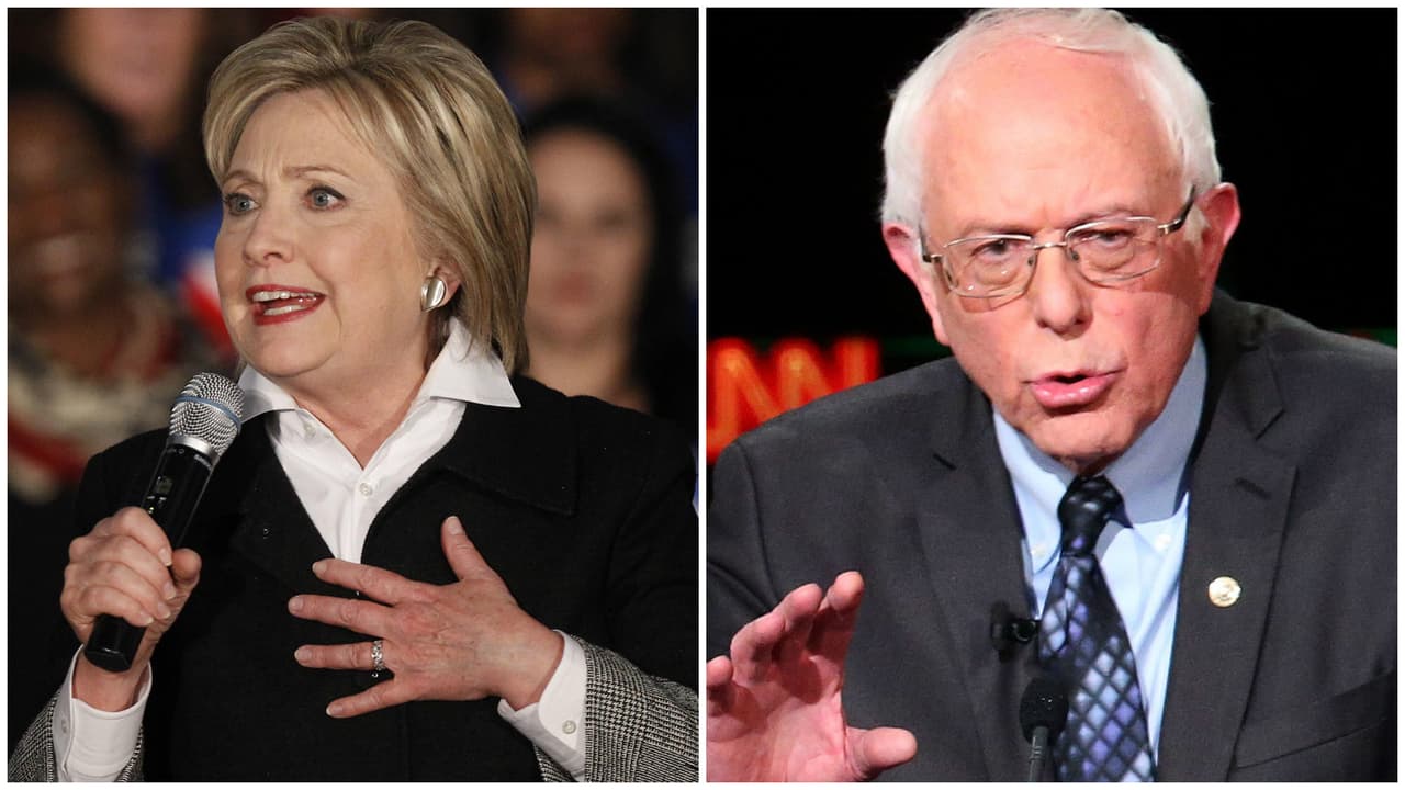 Hillary Clinton y Bernie Sanders se enfrentan en debate