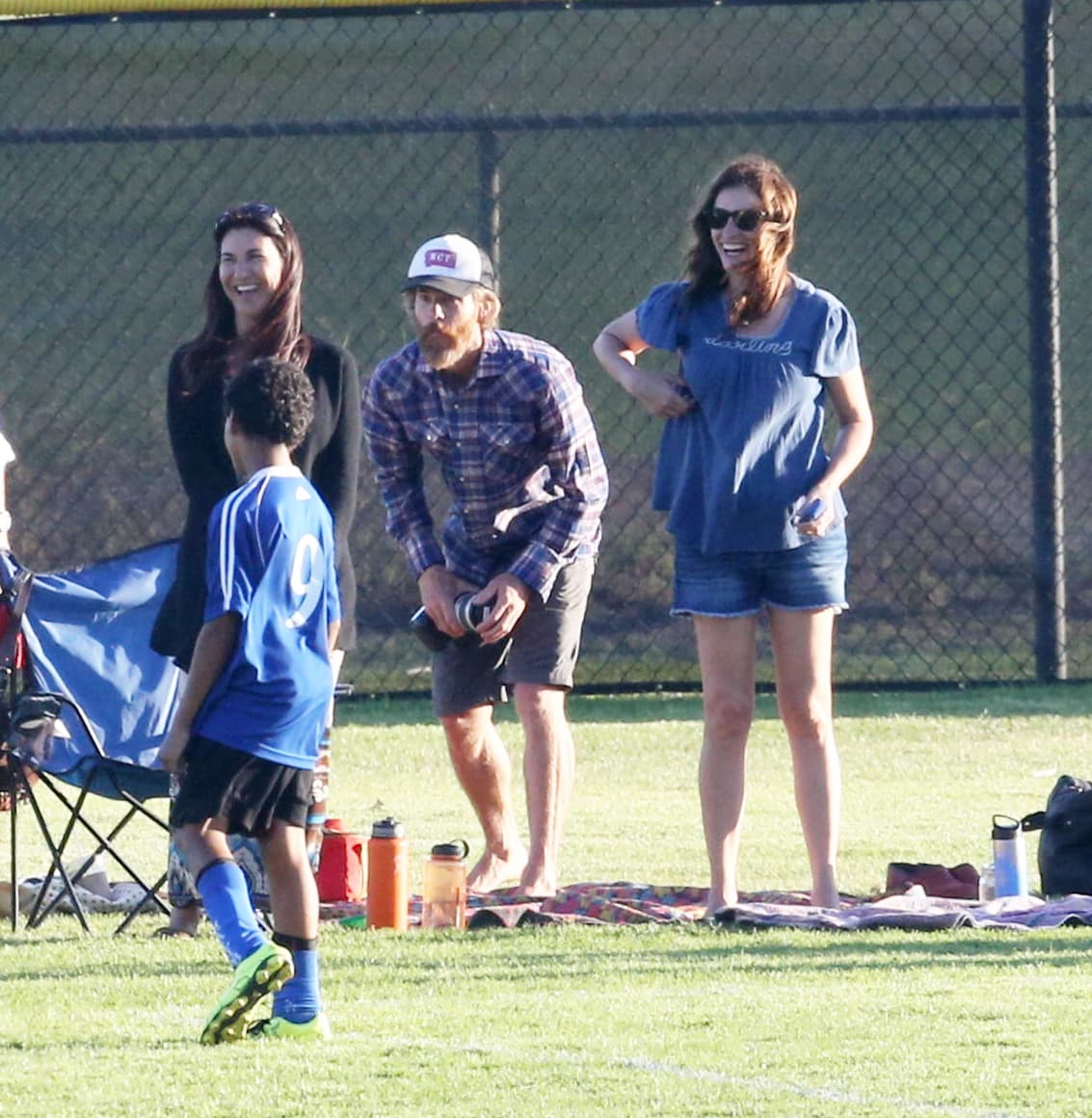 Julia lucía de lo más feliz.