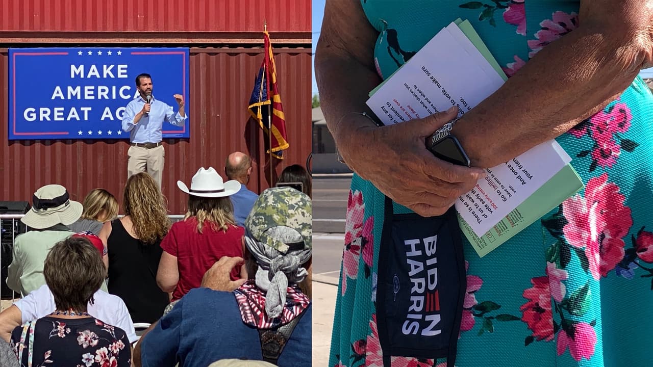 Donald Trump Jr. en Arizona: "Esta administración quiere a los inmigrantes que han llegado de manera legal”