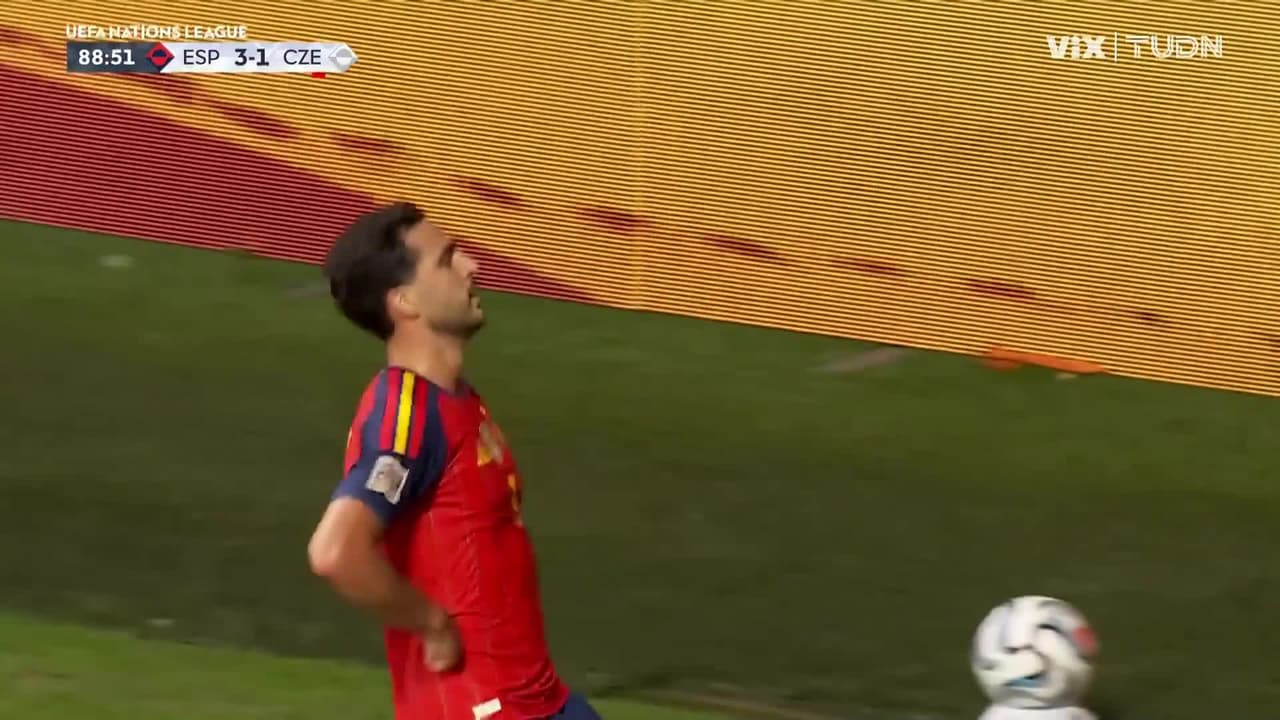 ¡El tradicional gol de último minuto de Mikel Merino vs. Chequia!