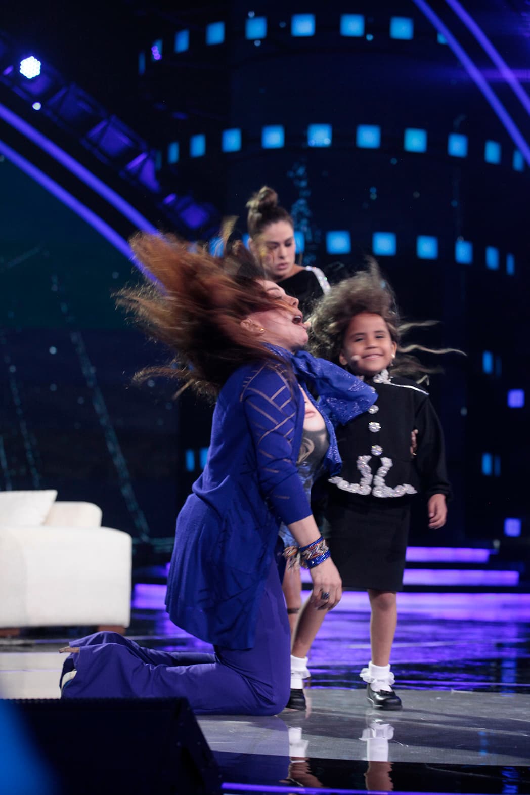 La fiesta se armó en el escenario.