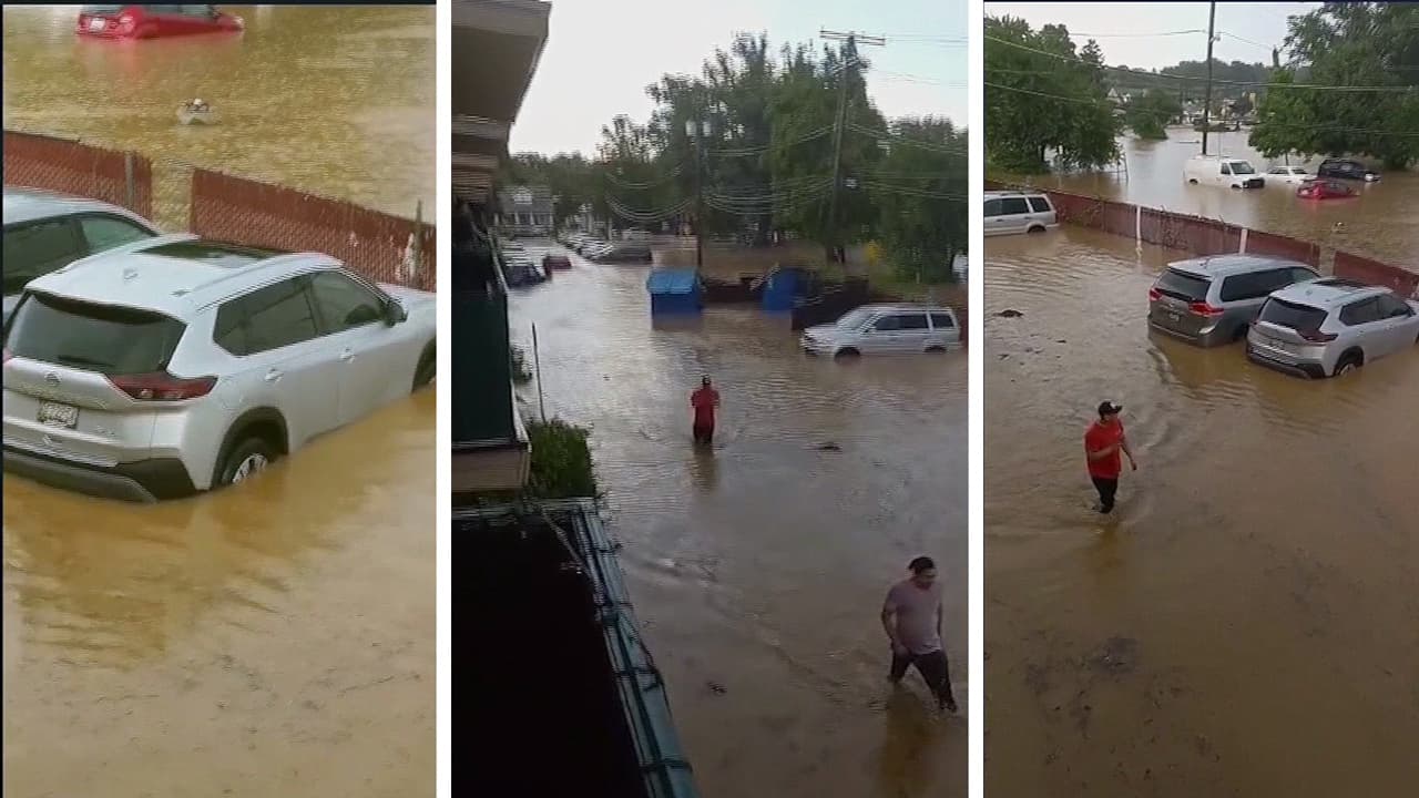Autoridades rescatan automovilistas por inundaciones en Prince George
