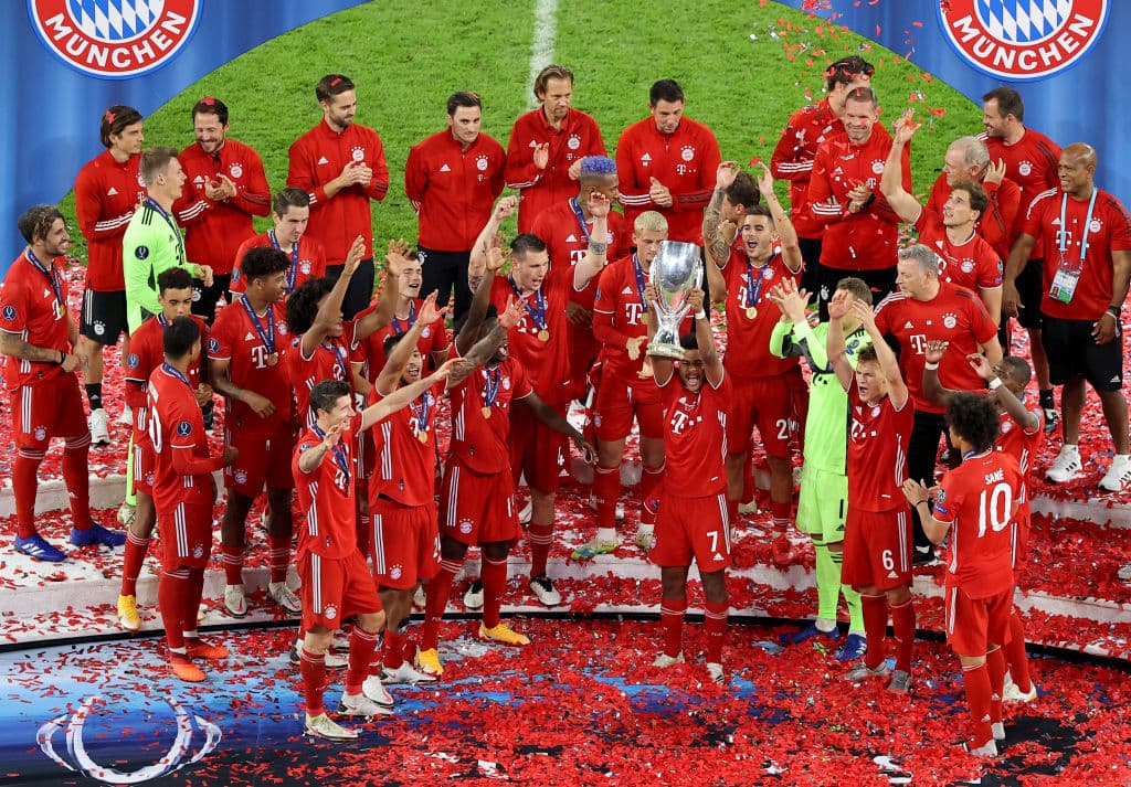 Los actuales campeones de la Champions League consiguieron su segundo título de la Supercopa tras derrotar al Sevilla.