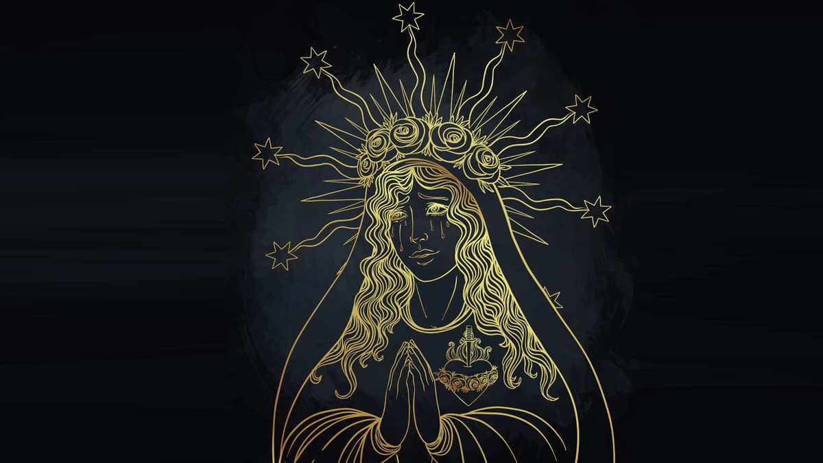 La Virgen de Dolores, Nuestra Señora de Los Dolores, la Virgen de Soledad, La Virgen de la Amargura o simplemente la Dolorosa es una advocación de la Virgen María que trajeron los españoles a comienzos del siglo XVII aunque su devoción comenzó alrededor del siglo XI. Como notarás, tiene varios nombres pero una veneración que se extiende por todo Latinoamérica.