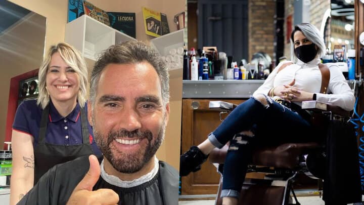 Cubana viene a Miami tras su sueño de ser barbera y ahora le llueven los clientes famosos