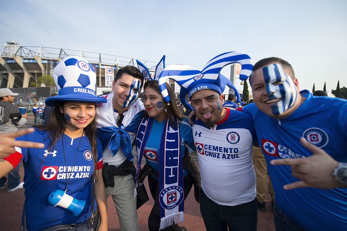 En el Estadio Azteca se vive la Final del Apertura 2018 entre Cruz Azul y América.