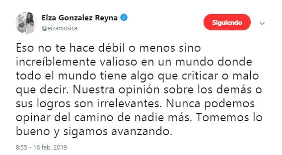 Asimismo, la protagonista de películas como 'Baby driver', cuestionó la irrelevancia de ciertos comentarios acerca de los demás o sus logros.
<br>