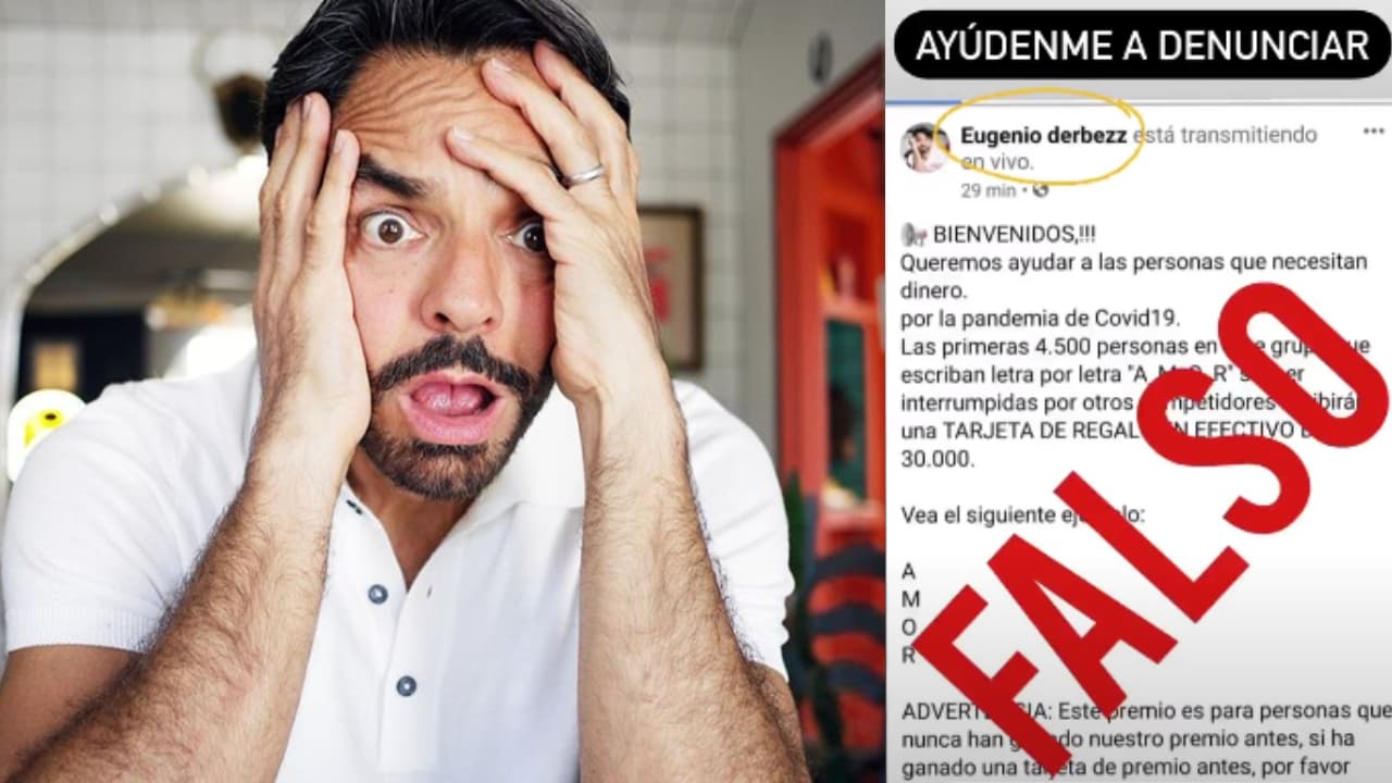 Consternado por el alcance de esta estafa, el actor también pidió la ayuda de sus seguidores para denunciar la publicación. 
<br>