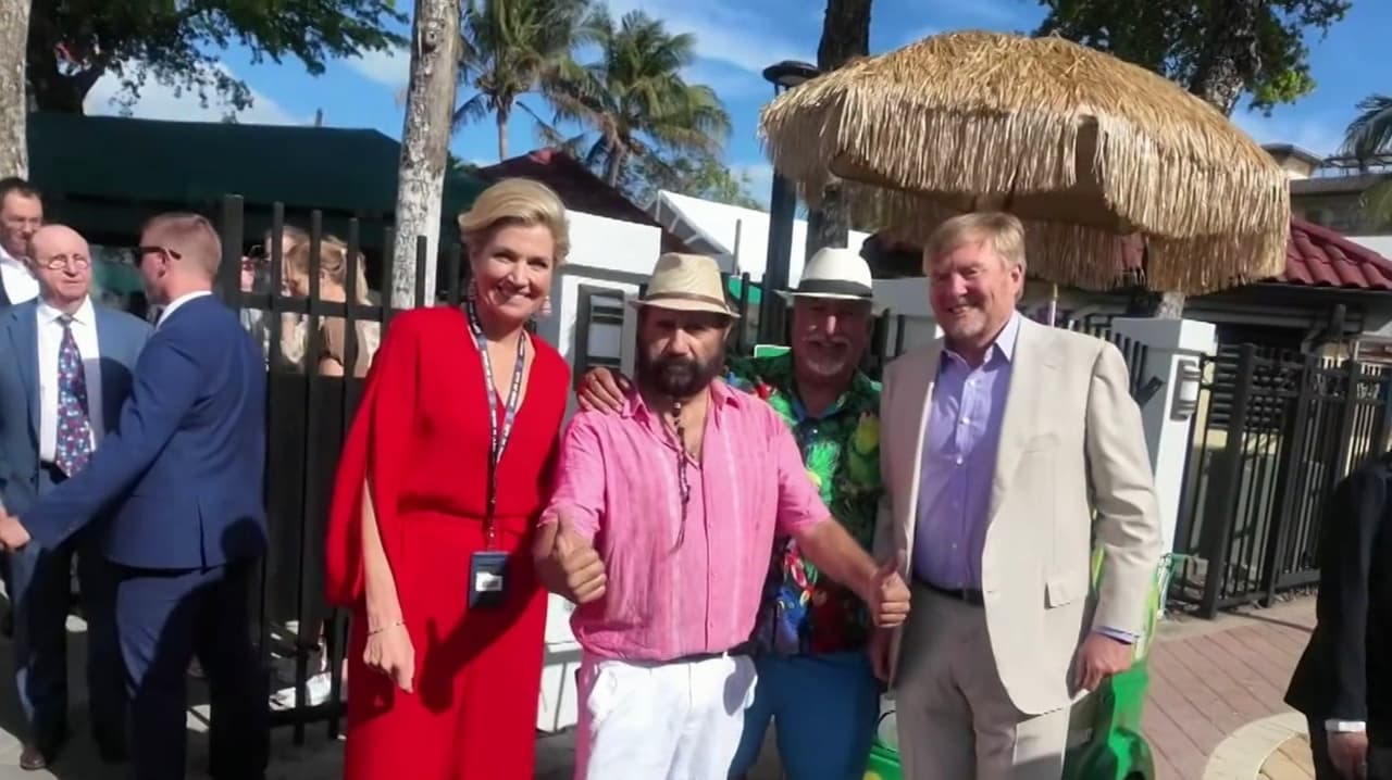La reina Máxima y el rey Guillermo visitaron la Pequeña Habana