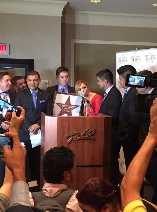 La banda recibió la estrella número 73 del Paseo de la Fama de Las Vegas, Nevada.