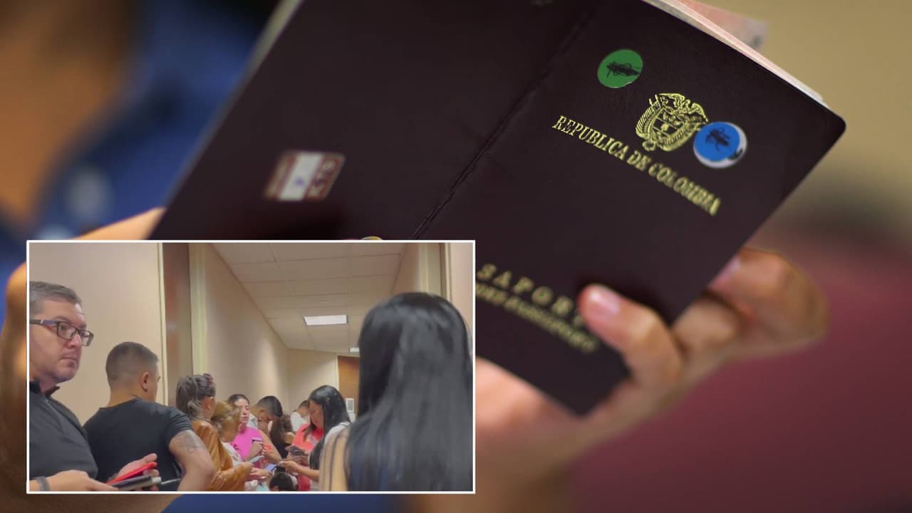 "No me dieron ninguna respuesta": Consulado colombiano en Orlando continúa con los problemas para la renovación de pasaportes