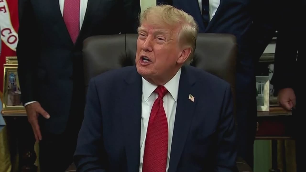 Donald Trump responde a las críticas de María Elvira Salazar por operativos migratorios