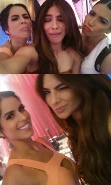 Con este humor viven nuestras modelos un Jueves Gigante.