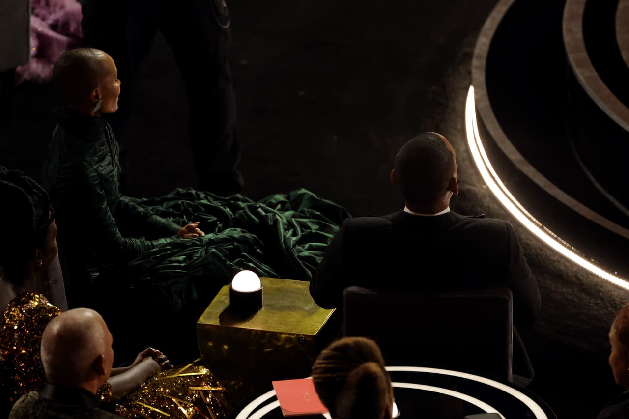 Will Smith y su esposa estaban en primera fila.
