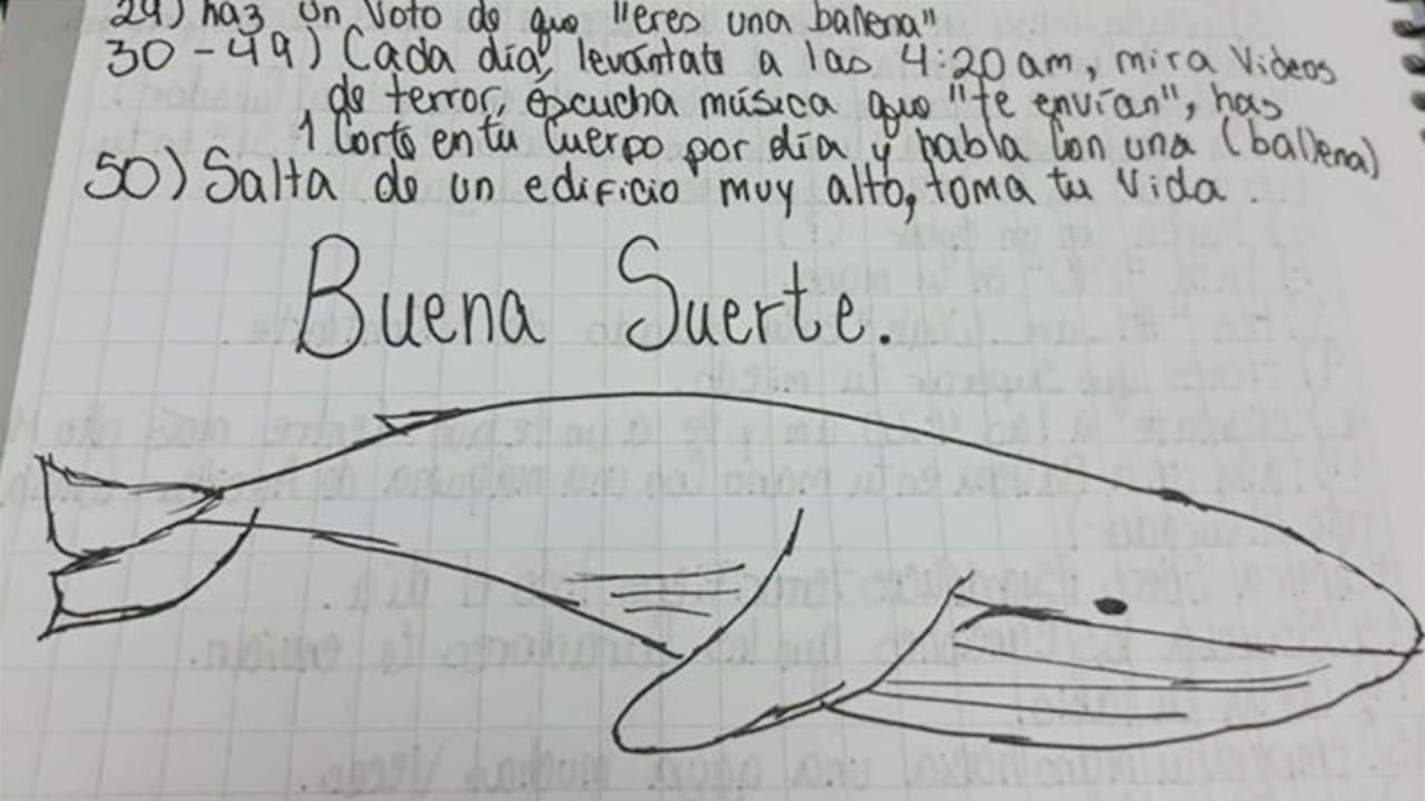 ¿Qué es juego de la 'ballena azul', la macabra moda que puede estar detrás de suicidios de jóvenes en América Latina?