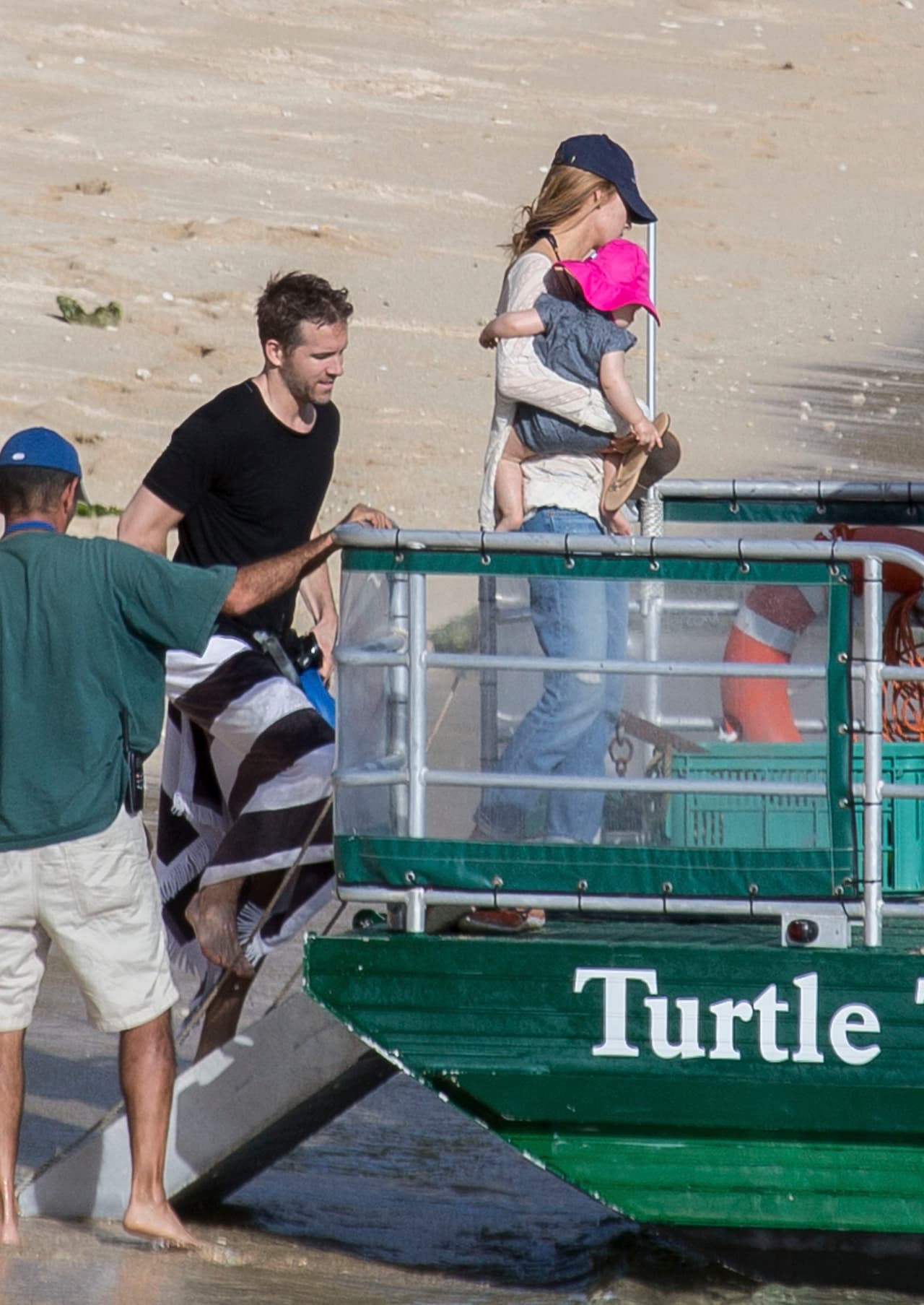 Abordaron con cuidado.