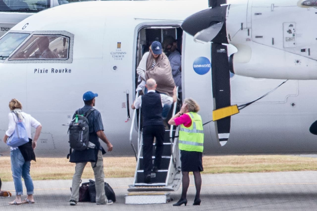 Blake Lively está filmando en Australia una cinta.
