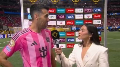 Busquets reacciona tras goleada al Inter Miami en Mundial de Clubes 