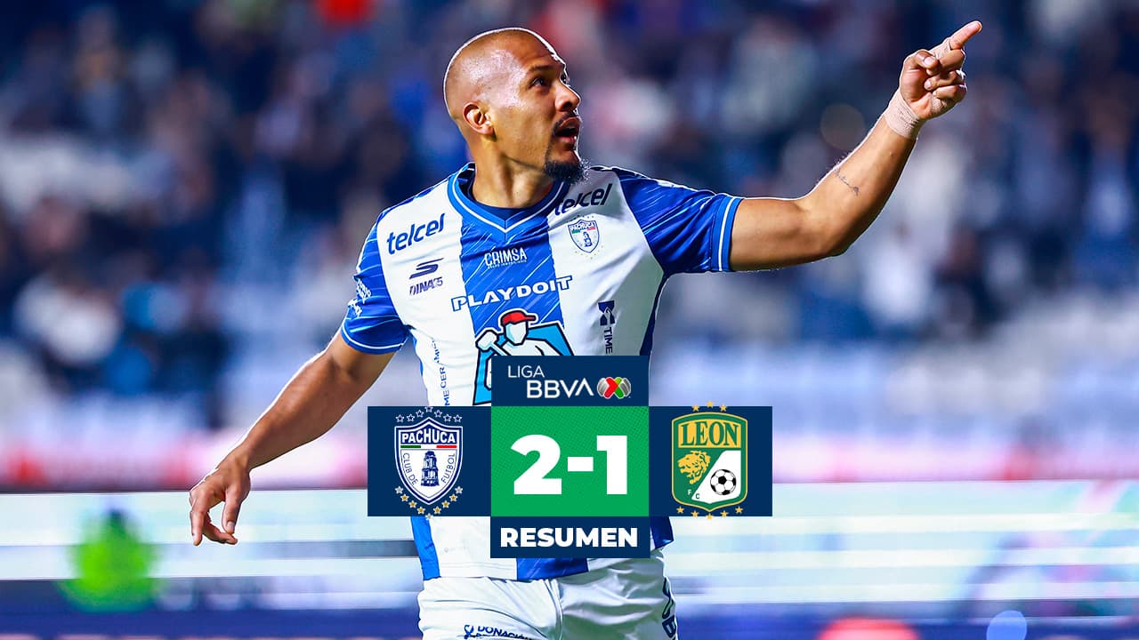Resumen | Pachuca aprovecha la localía y vence a León