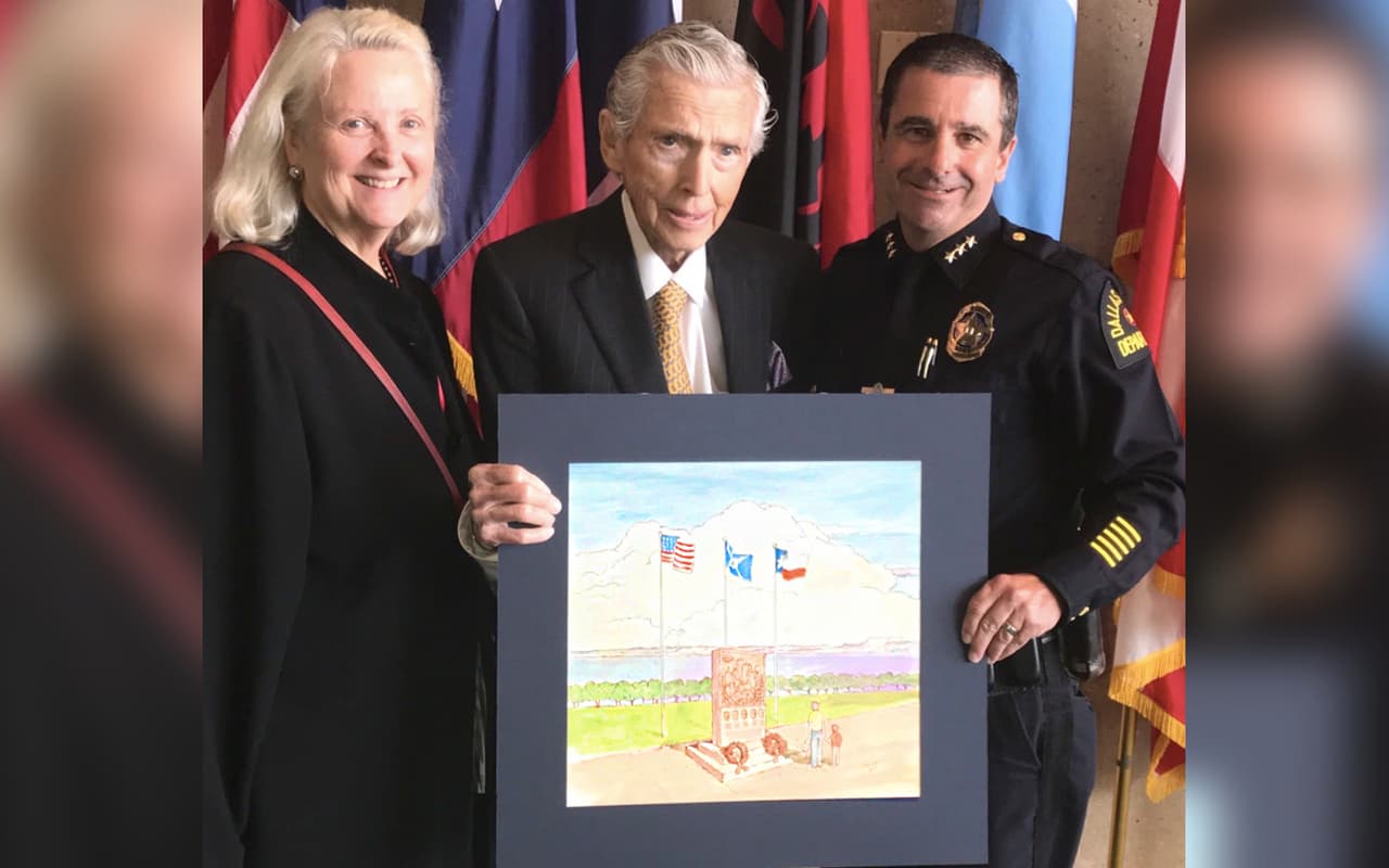 Así será el monumento a los policías que murieron en una emboscada en Dallas 