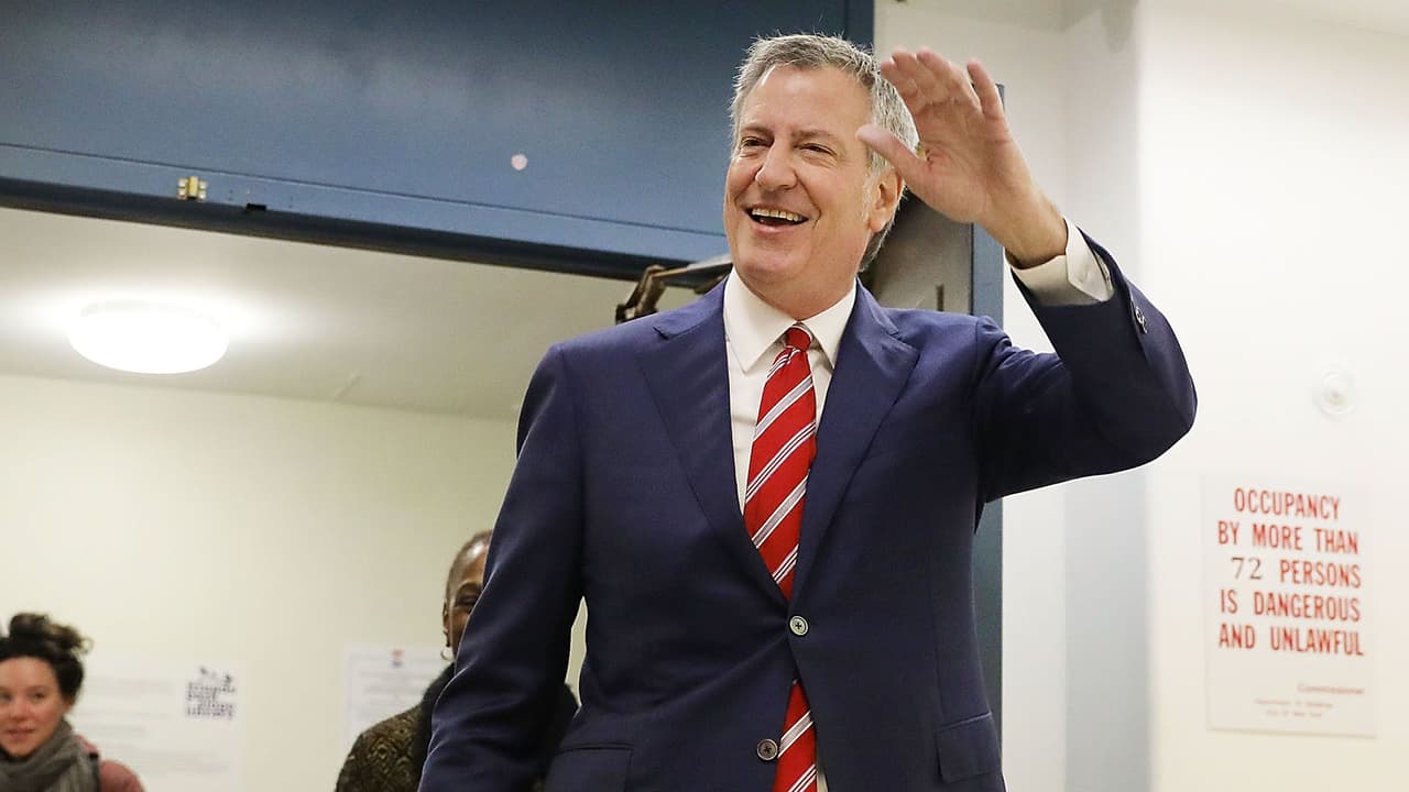 De Blasio revalida con un amplio margen en la alcaldía de Nueva York