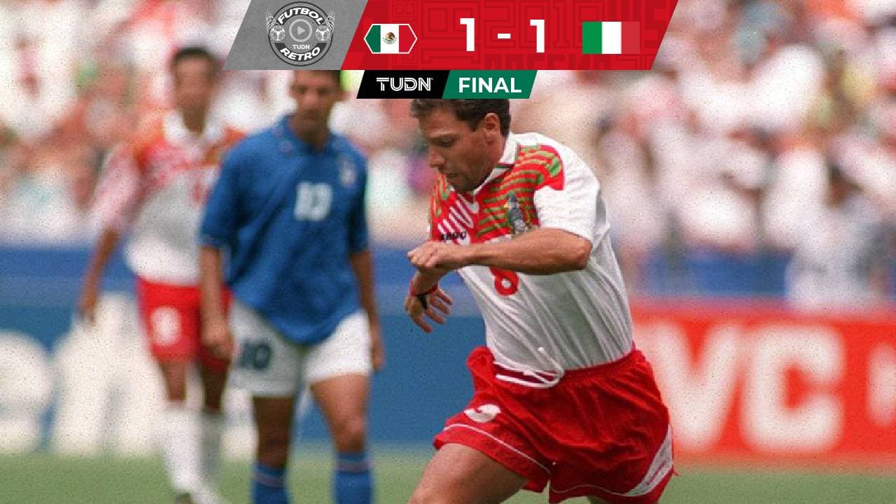 Futbol Retro | México igualó con Italia y pasó como líder