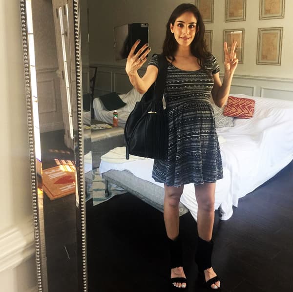 Sandra será una súper mamá primeriza.